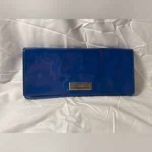 Cole Haan Blueberry Patnt Clutch Purse